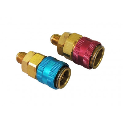 Вентиль быстросъемный QC-12 (SN) 180⁰ (комплект)